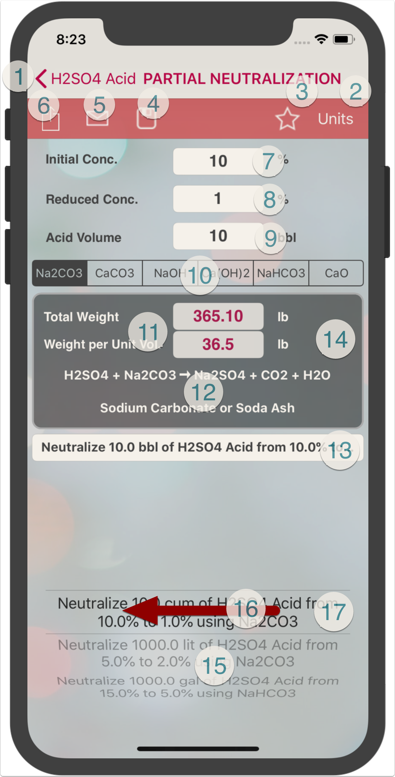 H2SO4 Neutralization - Partial (Neutralize H2SO4 Acid to a Required Concentration)